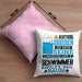 Schwimmer Geschenk Kissen mit Füllung 40x40 Lustiger Spruch Erheben Sie Sich Der Schwimmer Betritt den Raum (Grau) Rosa Trendation