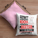 Wrestler Geschenk Lustiger Spruch für Wrestler Geschenkidee Bester Wrestler Der WeltKissen mit Füllung 40x40 (Grau) Rosa Trendation