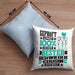Schwiegercousin Geschenk Lustiger Spruch für Schwiegercousin Geschenkidee Bester Schwiegercousin Der WeltKissen mit Füllung 40x40 (Grau) Blau Trendation