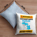 Puzzler Kissen mit Füllung 40x40 Geschenk Lustiger Spruch Geschenkidee für Puzzler Achtung Hochleistungs Puzzler Bei Der Arbeit (Grau) Blau Trendation