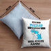 Puzzler Geschenk Kissen mit Füllung 40x40 Lustiger Spruch Ich Bin Puzzler Warum Weil Ich Es Kann Geschenkidee Bester Puzzler Geburtstag (Grau) Blau Trendation