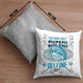 Delfine Kissen mit Füllung 40x40 Geschenk Delfinliebhaber Geschenkidee Spruch Mädchen (Grau) Grau Trendation