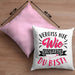 Vergiss Nie Wie Großartig Du Bist Kissen mit Füllung 40x40 Geschenk Liebste Person Beste Freundin Geschenkidee (Grau) Rosa Trendation