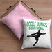 Fußballspieler Kissen mit Füllung 40x40 Geschenk Coole Jungs Spielen Fußball Geschenkidee Jungen (Grau) Rosa Trendation