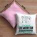 Live-Musik-Fan Geschenk Kissen mit Füllung 40x40 Ich Bin Live-Musik-Fan Aber Sag Doch Einfach Superheld Lustige Geschenkdiee für Live-Musik-Fan (Grau) Rosa Trendation