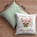 Französische Bulldogge Besitzer Kissen mit Füllung 40x40 Geschenk Lustiger Spruch Geschenkidee Besitzerin Ich Bin Nicht toll Aber Mein Französische Bulldogge Ist Es (Grau) Grün Trendation