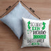 Gästeführer Kissen mit Füllung 40x40 Geschenk So Sieht Ein RIchtig Cooler Gästeführer Aus Geschenkidee Lustiger Spruch Geburtstag (Grau) Blau Trendation