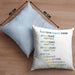 Coder Kissen mit Füllung 40x40 Geschenk für Programmierer Softwareentwickler Nerds Geschenkidee (Grau) Blau Trendation