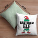 Bart Kissen mit Füllung 40x40 Geschenk Lustiger Spruch Bartträger Bärtiger Elf Geschenkidee Geburtstag (Grau) Grün Trendation