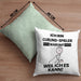 Curling-Spieler Geschenk Kissen mit Füllung 40x40 Lustiger Spruch Ich Bin Curling-Spieler Warum Weil Ich Es Kann Geschenkidee Bester Curling-Spieler Geburtstag (Grau) Grün Trendation