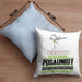 Posaunist Geschenk Kissen mit Füllung 40x40 Ich Bin Posaunist Aber Sag Doch Einfach Superheld Lustige Geschenkdiee für Posaunist (Grau) Blau Trendation