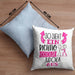 Judoka Kissen mit Füllung 40x40 Geschenk So Sieht Ein Richtig Cooler Judoka Aus Geschenkidee Spruch Lustig (Grau) Blau Trendation