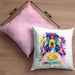 Cocker Spaniel Besitzer Farbe Love Kissen mit Füllung 40x40 Geschenk Lustiger Spruch Geschenkidee Cocker Spaniel Besitzerin (Grau) Rosa Trendation