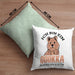 Lustige Kissen mit Füllung 40x40 Quokka-Motiv Geschenk für Quokka Liebhaber Menschen Kostüm (Grau) Grün Trendation