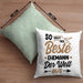 Ehemann Geschenk Kissen mit Füllung 40x40 So Sieht Der Beste Ehemann Der Welt Aus Jahrestag Geschenkidee Gag Joke (Grau) Grün Trendation