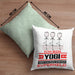 Yogi Geschenk Kissen mit Füllung 40x40 Ich Bin Yogi Aber Sag Doch Einfach Superheld Lustige Geschenkdiee für Yogi (Grau) Grün Trendation