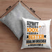 Höhlenforscher Geschenk Lustiger Spruch für Höhlenforscher Geschenkidee Bester Höhlenforscher Der WeltKissen mit Füllung 40x40 (Grau) Grau Trendation