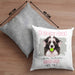 Border Collies Besitzer Kissen mit Füllung 40x40 Geschenk Lustiger Spruch Geschenkidee Besitzerin Ich Bin Nicht toll Aber Mein Border Collies Ist Es (Grau) Grau Trendation