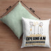 Opernfan Geschenk Kissen mit Füllung 40x40 Ich Bin Opernfan Aber Sag Doch Einfach Superheld Lustige Geschenkdiee für Opernfan (Grau) Grün Trendation