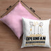 Opernfan Geschenk Kissen mit Füllung 40x40 Ich Bin Opernfan Aber Sag Doch Einfach Superheld Lustige Geschenkdiee für Opernfan (Grau) Rosa Trendation
