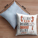 Kellner Kissen mit Füllung 40x40 Geschenk So Sieht Ein RIchtig Cooler Kellner Aus Geschenkidee Lustiger Spruch Geburtstag (Grau) Blau Trendation