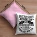 Steuerberaterin Geschenk Kissen mit Füllung 40x40 Geschenkidee Prinzessin (Grau) Rosa Trendation