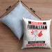 Fußballfan Kissen mit Füllung 40x40 Geschenk für Fußballfan Geburtstag Lustiger Spruch Was Ist Deine Superkraft (Grau) Blau Trendation