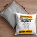 Karateka Kissen mit Füllung 40x40 Geschenk Lustiger Spruch Geschenkidee für Karateka Achtung Hochleistungs Karateka Bei Der Arbeit (Grau) Grau Trendation