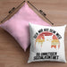 Lustige Kissen mit Füllung 40x40 Geschenk Geh Mir Aus Dem Weg DU Unnötiger Sozialkontakt Geschenkidee Frauen Sarkasmus Humor (Grau) Rosa Trendation