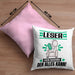 Leser Kissen mit Füllung 40x40 Geschenk für Leser Der Mann Der Alles Kann Geschenkidee zum Geburtstag (Grau) Rosa Trendation