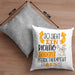 Pferdetherapeut Kissen mit Füllung 40x40 So Sieht Ein Richtig Cooler Pferdetherapeut Aus Geschenk Lustiger Spruch Geschenkidee (Grau) Grau Trendation