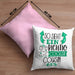 Cousin Kissen mit Füllung 40x40 Geschenk So Sieht Ein RIchtig Cooler Cousin Aus Geschenkidee Lustiger Spruch Geburtstag (Grau) Rosa Trendation