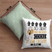 Kosmetikerin Geschenk Kissen mit Füllung 40x40 Lustig Geschenkidee für Kosmetikerin Geburtstag So Sieht Eine Richtig Coole Kosmetikerin Aus Frauen Spruch (Grau) Grün Trendation