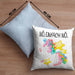 Lustige Nö Einfach Nö Kissen mit Füllung 40x40 Mit Spruch Einhorn Geschenk Mama Freundin Kollegin Geschenkidee Arbeit Frauen (Grau) Blau Trendation