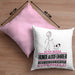 Hundeausführer Geschenk Kissen mit Füllung 40x40 Ich Bin Hundeausführer Aber Sag Doch Einfach Superheld Lustige Geschenkdiee für Hundeausführer (Grau) Rosa Trendation
