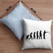 Boule Kissen mit Füllung 40x40 Geschenk Boule-Spieler Geschenkidee Spruch Evolution Boule (Grau) Blau Trendation