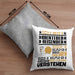 Abenteuerreisender Geschenk Kaffee-Kissen mit Füllung 40x40 Geschenkidee für Abenteuerreisender Ich Bin Abenteuerreisender Ich Kann Es Dir Erklären Jedoch Nicht Für Dich Verstehen Spruch Lustig (Grau) Grau Trendation