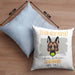 Schäferhund Besitzer Kissen mit Füllung 40x40 Geschenk Lustiger Spruch Geschenkidee Besitzerin Ich Bin Nicht toll Aber Mein Schäferhund Ist Es (Grau) Blau Trendation