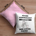 Musikproduzent Geschenk Kissen mit Füllung 40x40 Lustiger Spruch Ich Bin Musikproduzent Warum Weil Ich Es Kann Geschenkidee Bester Musikproduzent Geburtstag (Grau) Rosa Trendation
