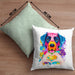 Labrador Besitzer Farbe Love Kissen mit Füllung 40x40 Geschenk Lustiger Spruch Geschenkidee Labrador Besitzerin (Grau) Grün Trendation