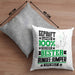 Bungee-Jumper Geschenk Lustiger Spruch für Bungee-Jumper Geschenkidee Bester Bungee-Jumper Der WeltKissen mit Füllung 40x40 (Grau) Grau Trendation