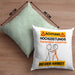 Taekwondo-Kämpfer Kissen mit Füllung 40x40 Geschenk Lustiger Spruch Geschenkidee für Taekwondo-Kämpfer Achtung Hochleistungs Taekwondo-Kämpfer Bei Der Arbeit (Grau) Grün Trendation