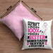 Hundegassi-Service Geschenk Lustiger Spruch für Hundegassi-Service Geschenkidee Bester Hundegassi-Service Der WeltKissen mit Füllung 40x40 (Grau) Rosa Trendation