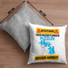 Puzzler Kissen mit Füllung 40x40 Geschenk Lustiger Spruch Geschenkidee für Puzzler Achtung Hochleistungs Puzzler Bei Der Arbeit (Grau) Grau Trendation