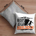 Klettern Kissen mit Füllung 40x40 Geschenk mit Bouldern Motiv Mir Reichts Ich Geh Bouldern (Grau) Grau Trendation