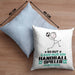 Handballspieler Geschenk Kissen mit Füllung 40x40 So Gut Kann Nur Ein Handballspieler Aussehen Geschenkidee (Grau) Blau Trendation