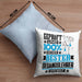 Gesangslehrer Geschenk Lustiger Spruch für Gesangslehrer Geschenkidee Bester Gesangslehrer Der WeltKissen mit Füllung 40x40 (Grau) Blau Trendation