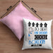 Boxerin Geschenk Kissen mit Füllung 40x40 Lustig Geschenkidee für Boxerin Geburtstag So Sieht Eine Richtig Coole Boxerin Aus Frauen Spruch (Grau) Rosa Trendation