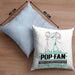 Pop-Fan Geschenk Kissen mit Füllung 40x40 Ich Bin Pop-Fan Aber Sag Doch Einfach Superheld Lustige Geschenkdiee für Pop-Fan (Grau) Blau Trendation