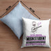 Musikstudent Geschenk Kissen mit Füllung 40x40 Ich Bin Musikstudent Aber Sag Doch Einfach Superheld Lustige Geschenkdiee für Musikstudent (Grau) Blau Trendation